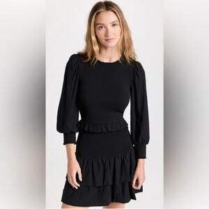 Nation LTD Abby Demure Black Party Dress - size XS